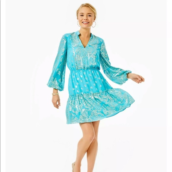Lilly Pulitzer Joella Silk Dress - Picture 3 of 7
